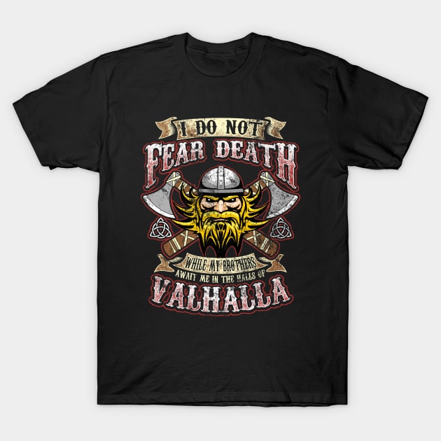 Viking : Halls of Valhalla T-Shirt by savariya